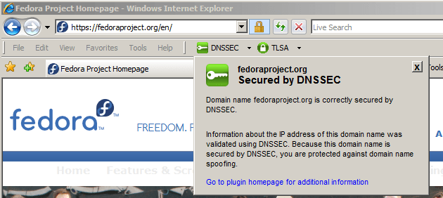 Internet Explorer screen